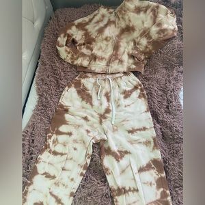 Garage sweat suit matching set